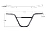 Odyssey Uppercut 9" Bar (Rustproof Black)