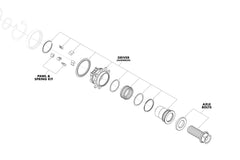 GSport Roloway Cassette Hub Parts