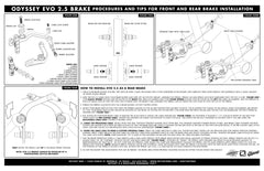 Odyssey Evo 2.5 Brake Kit (Black)
