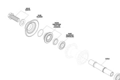Odyssey Antigram Cassette Hub Parts (v1/v2)