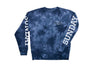 Sunday Rockwell Box Crewneck Sweatshirt (Tie-Dye Navy)